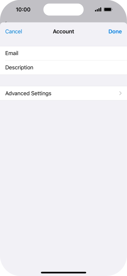 Press Advanced Settings. Press Advanced Settings.