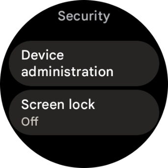 Press Screen lock. Press Screen lock.