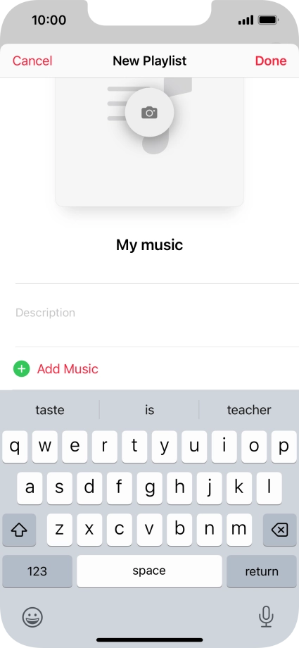Press Add Music.