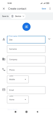 Press Surname and key in the required last name.