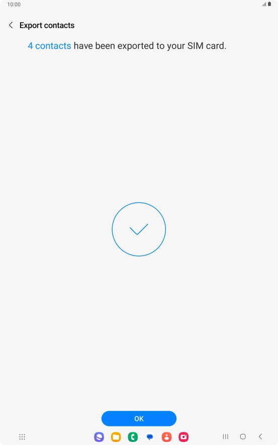 Press OK.
