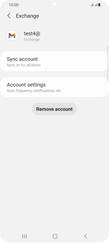 Press Account settings.
