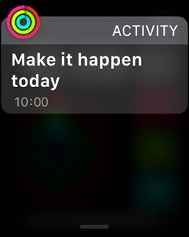 Press the required notification to open it.