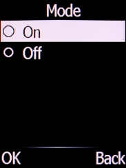 Select Off and press the Left selection key to turn off fixed dialling. Select Off and press the Left selection key to turn off fixed dialling.