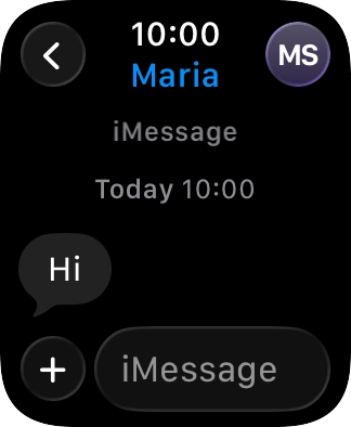 Press iMessage.