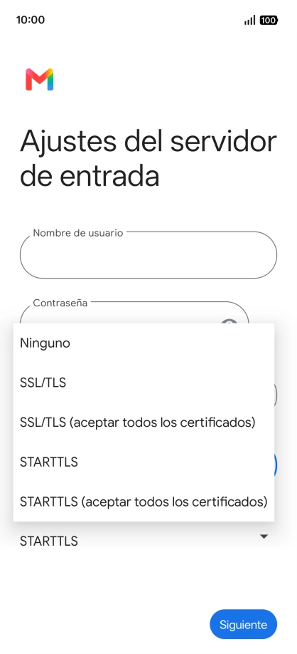 Pulsa SSL/TLS.