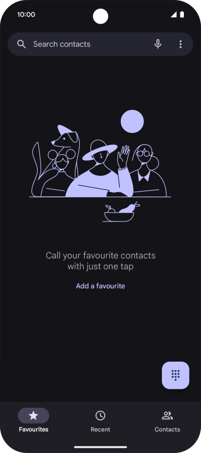 Press the menu icon. Press the menu icon.