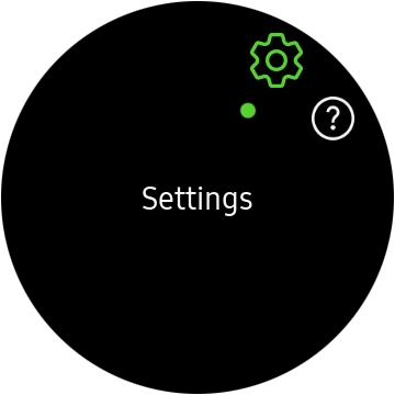 Press the settings icon. Press the settings icon.