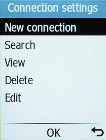 Select New connection. Select New connection.