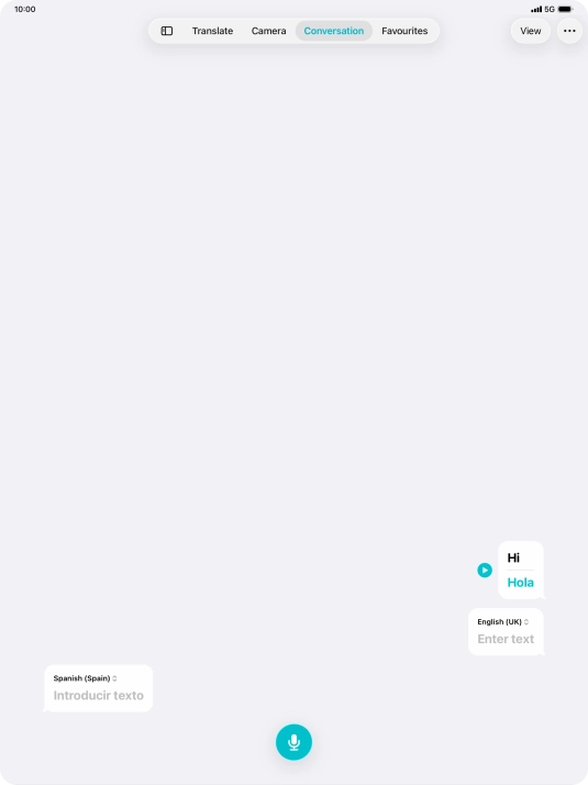 Press the menu icon. Press the menu icon.
