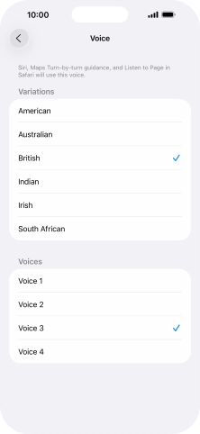 Press the required accent. Press the required accent.