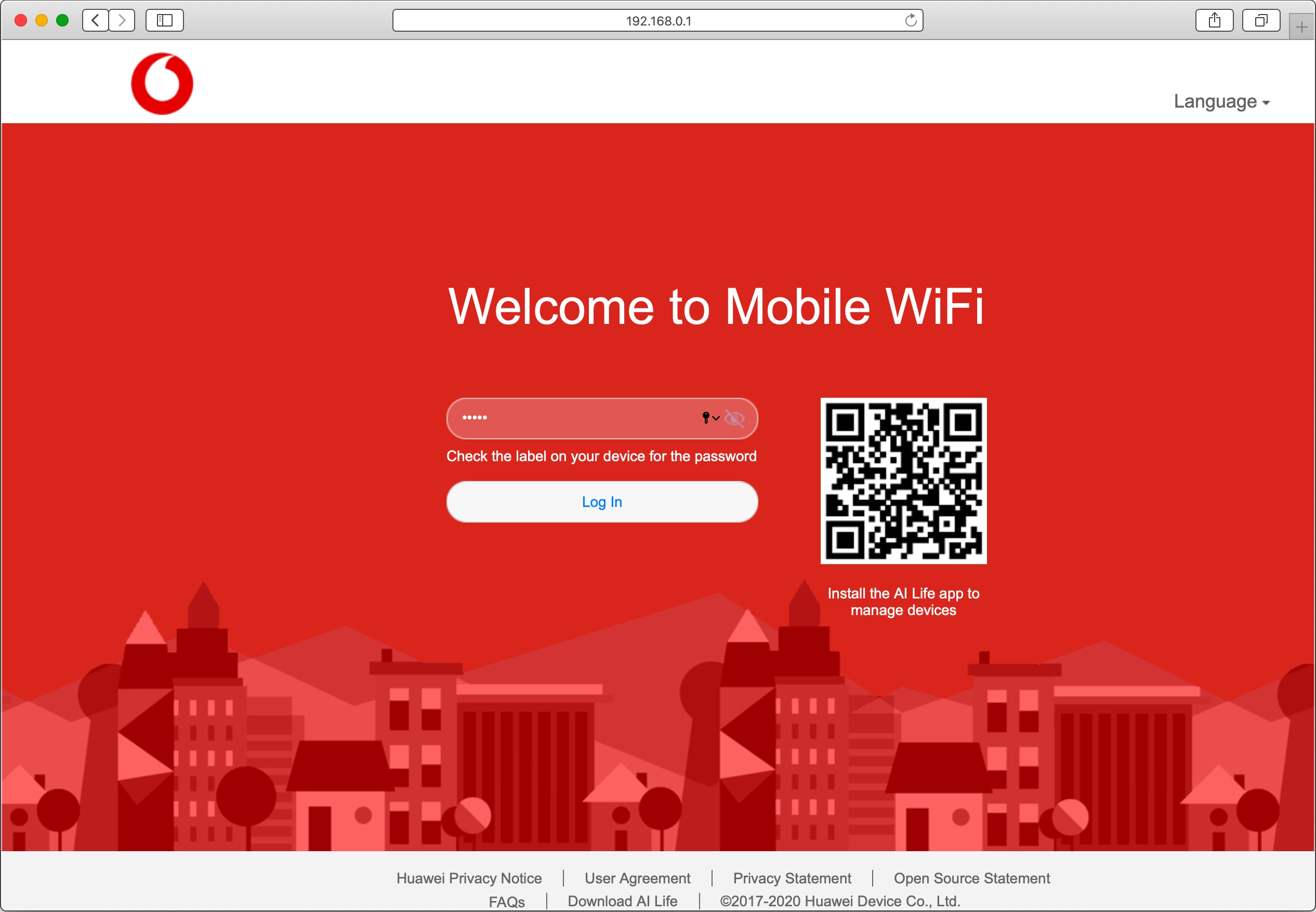 Click Log In.