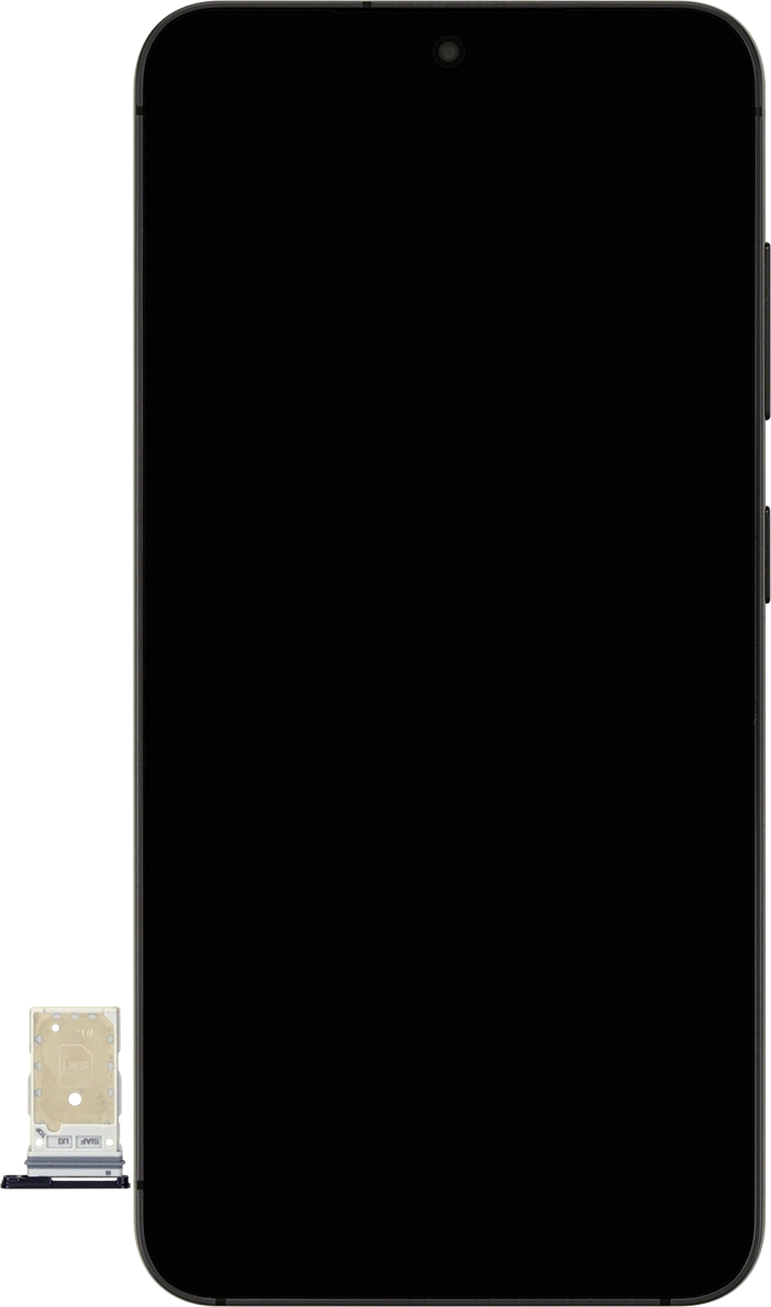 Turn your SIM as illustrated in the first SIM holder and place it in the SIM holder.
