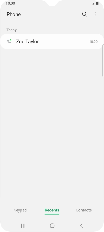 Press the required number. Press the required number.