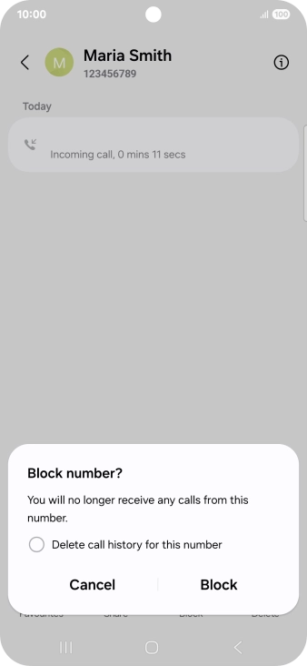 Press Block.