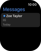 Press the required iMessage.