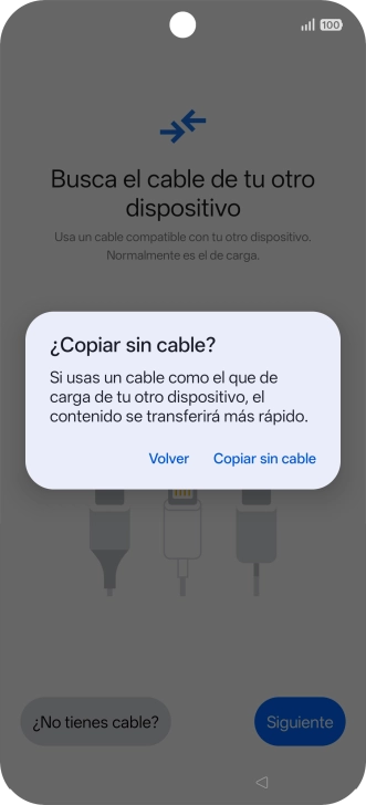 Pulsa Copiar sin cable. Pulsa Copiar sin cable.