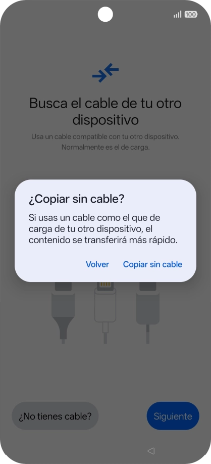 Pulsa Copiar sin cable. Pulsa Copiar sin cable.