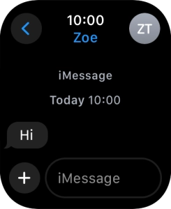 Press iMessage. Press iMessage.