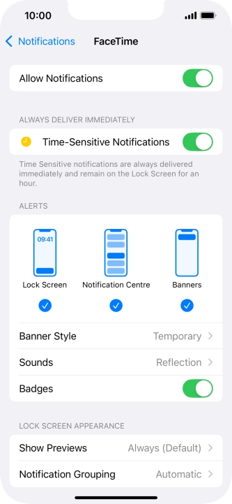Press the indicator next to Press the indicator next to