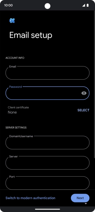 To turn on the function, press SELECT and follow the instructions on the screen to install the required certificate. To turn on the function, press SELECT and follow the instructions on the screen to install the required certificate.