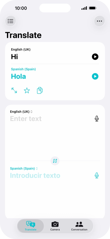 Press the full screen icon. Press the full screen icon.