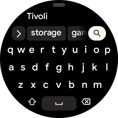 Key in the required destination and press the search icon. Key in the required destination and press the search icon.