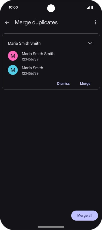 Press Merge.