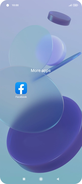 Press Facebook.