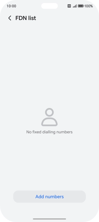 Press Add numbers. Press Add numbers.