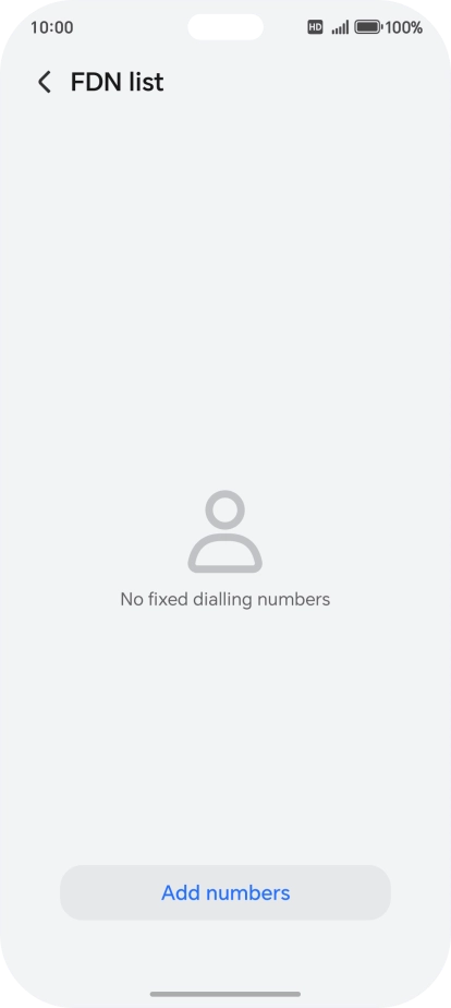 Press Add numbers. Press Add numbers.