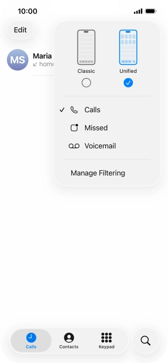 Press Voicemail.