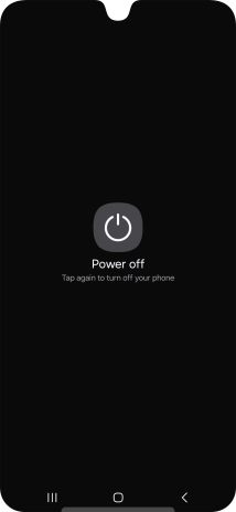 Press Power off. Press Power off.