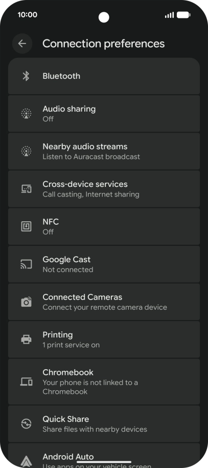 Press NFC. Press NFC.