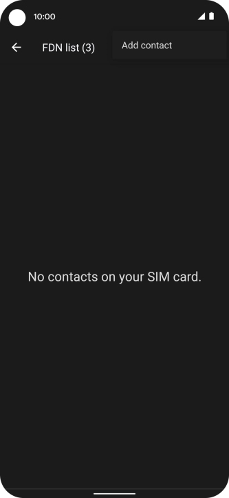 Press Add contact. Press Add contact.