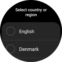 Press the required region. Press the required region.
