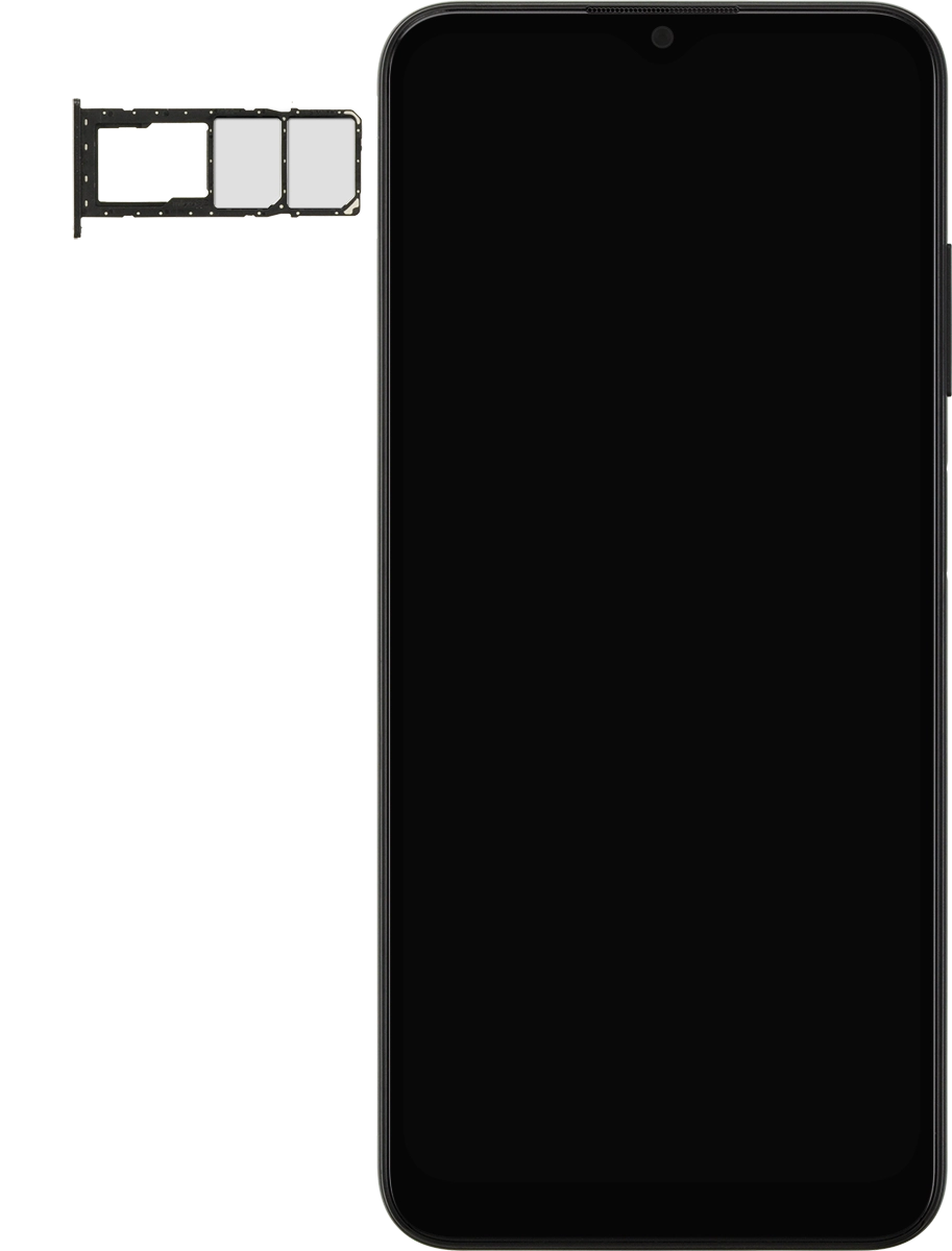 Turn the memory card so the angled corner of the memory card matches the angled corner of the memory card holder and place the card in the holder.