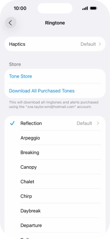 Press the required ring tones to hear them. Press the required ring tones to hear them.