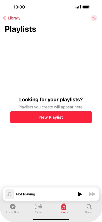 Press New Playlist.