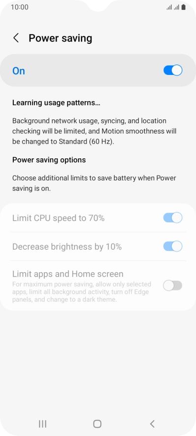 Press the Home key to return to the home screen. Press the Home key to return to the home screen.
