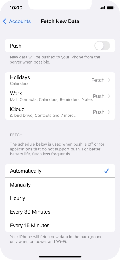 If you turn off the function, press the required setting. If you turn off the function, press the required setting.