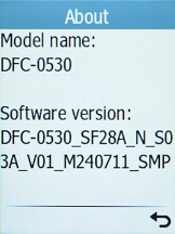 Your phone's software version is displayed below Software version.