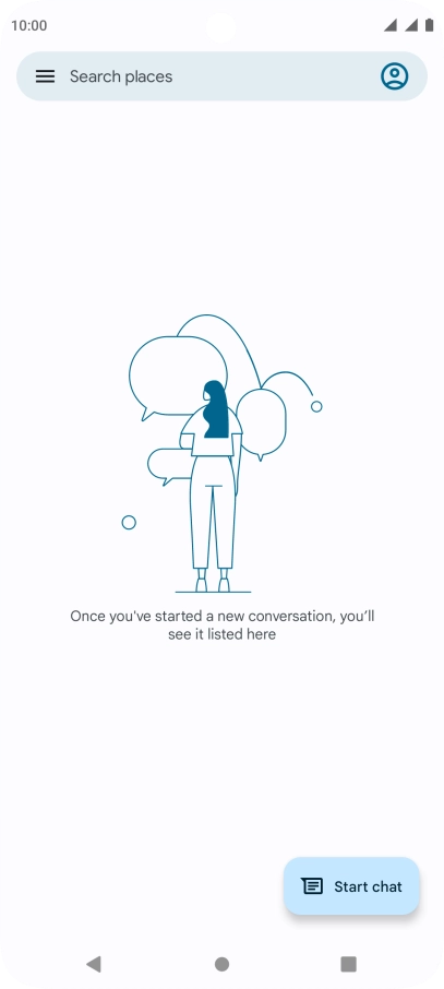 Press Start chat.