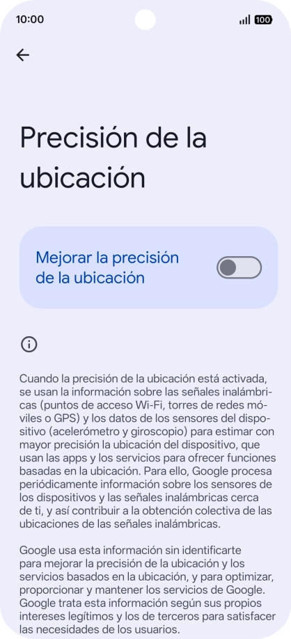 Si pulsas el indicador junto a Si pulsas el indicador junto a