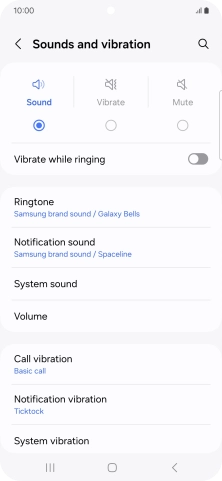 Press Notification sound.