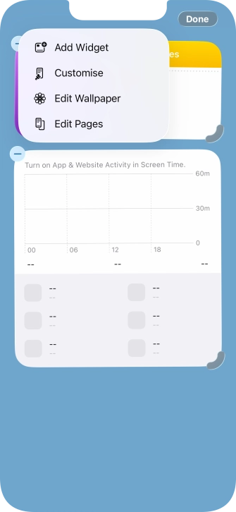 Press Add Widget.