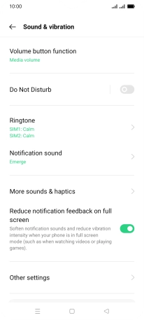 Press Ringtone.