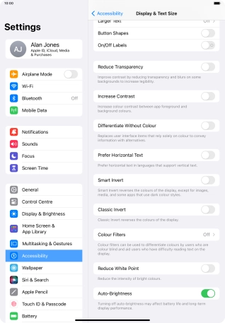 Press the indicator next to Press the indicator next to