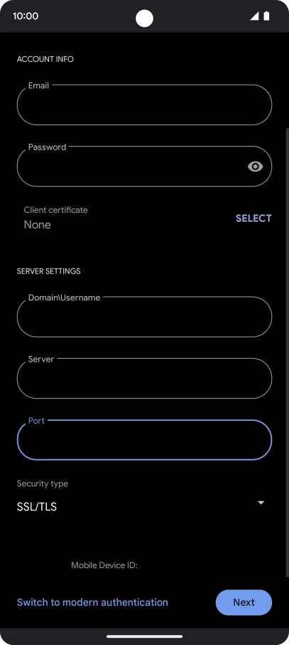 Press the drop down list below Press the drop down list below