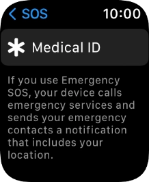 Press Medical ID. Press Medical ID.